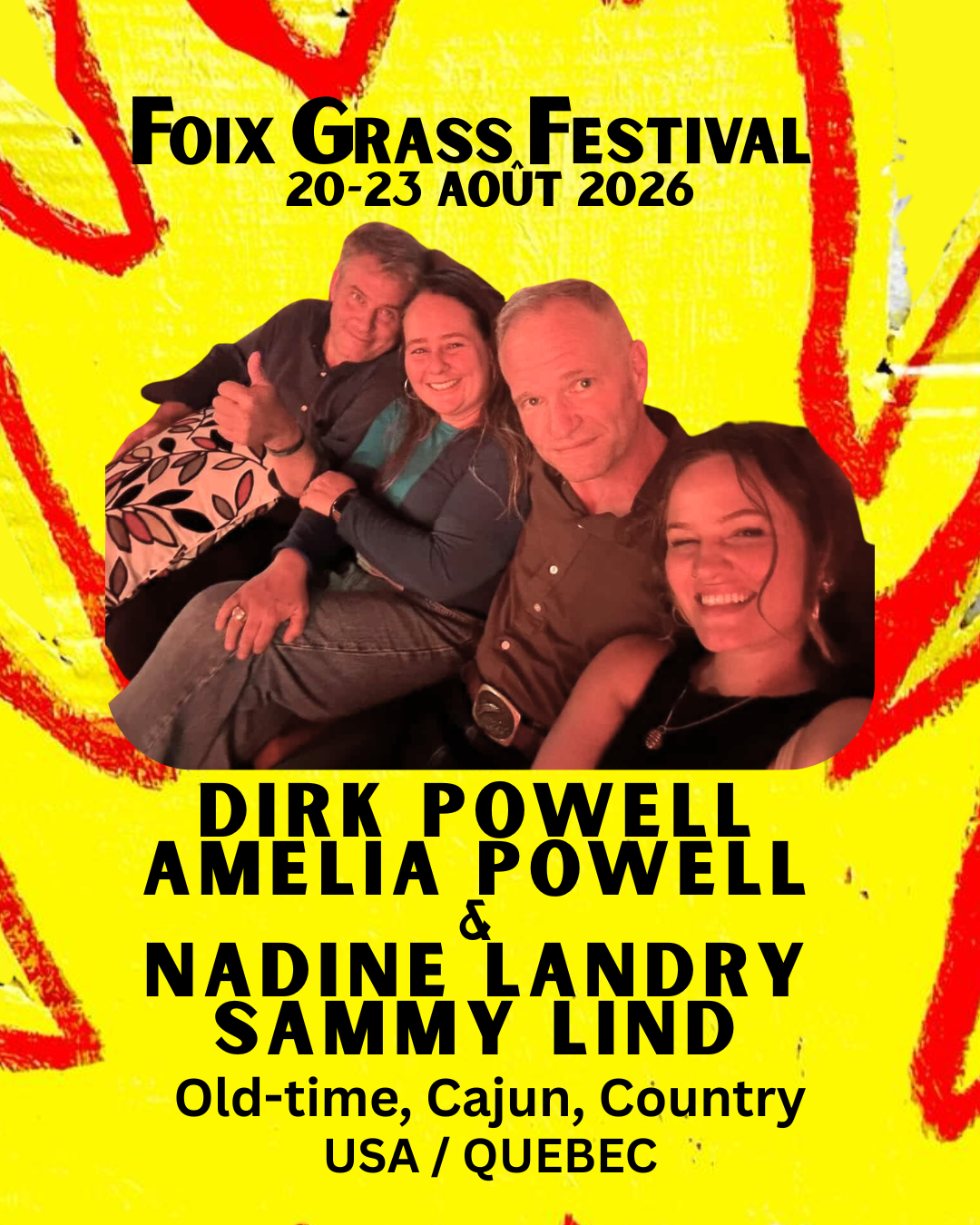Dirk & Amélia Powell · Nadine Landry · Sammy Lind